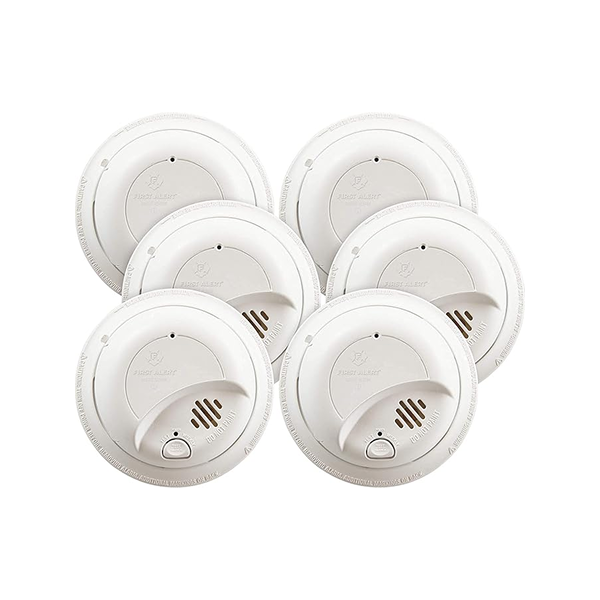 First Alert BRK SC9120B-12 Hardwired Smoke and Carbon Monoxide (CO) Detector with Battery Backup, 12-Pack