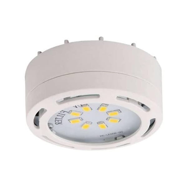 4W 120V 1 Light LED Puck Light White