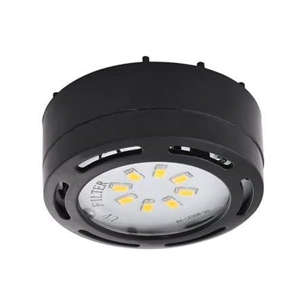 4W 2 5/8" LED Puck Light DIMMABLE 120V Series Black