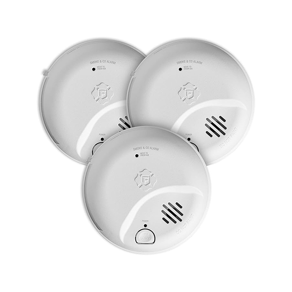 BRK First Alert SMICO100-AC Interconnect Hardwire Combination Smoke & Carbon Monoxide Alarm with Battery Backup, 1-Pack - Image 2