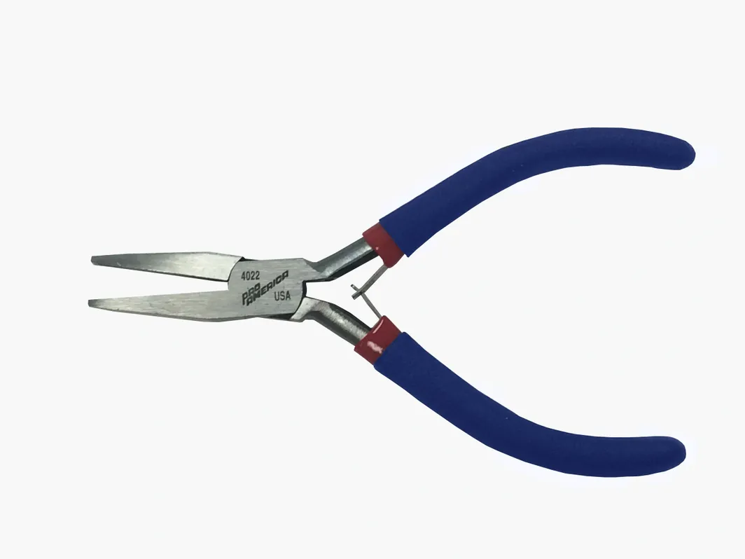 4 3/4" Duckbill Smooth Jaw, Blue grip 4022